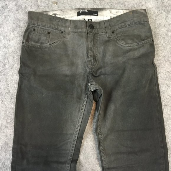 Urban Outfitters BDG Jeans 30x30 Mens Skinny Distressed Faded Black Made USA - Picture 6 of 14